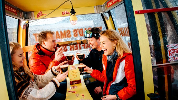 KAHLÚA LANSERAR VÄRLDENS MINSTA AFTERSKI