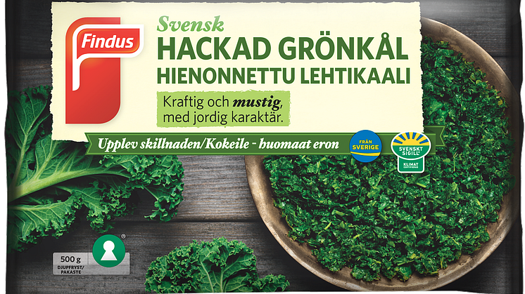 Findus återkallar Grönkål 500 g, artikelnummer 43863