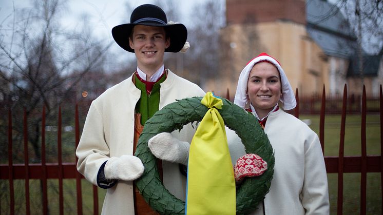 100 dagar kvar: Fanny Axelsson och Daniel Duhlbo är Vasaloppets kranskulla och kransmas 2020