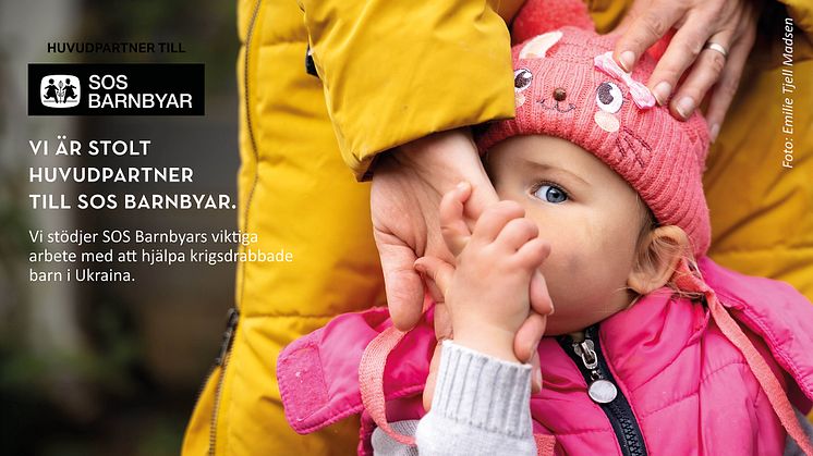SkandiaMäklarna fortsätter sin satsning på SOS Barnbyar med fokus på Ukraina