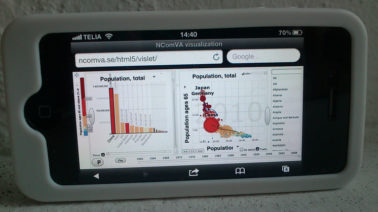 All världens statistik nu i mobilen