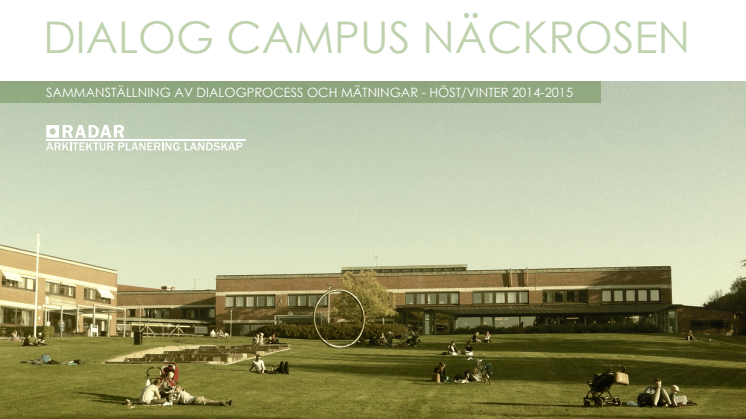 Rapport dialog Campus Näckrosen i Göteborg