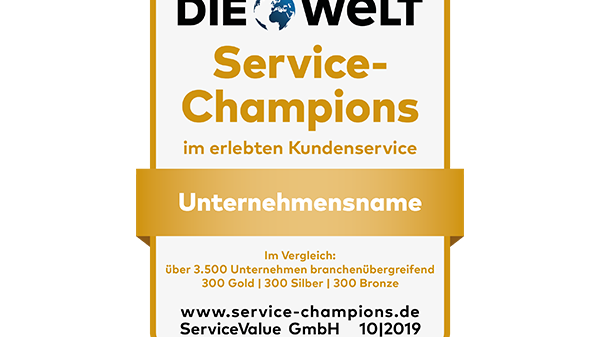 Das sind Deutschlands Service-Champions 2019 