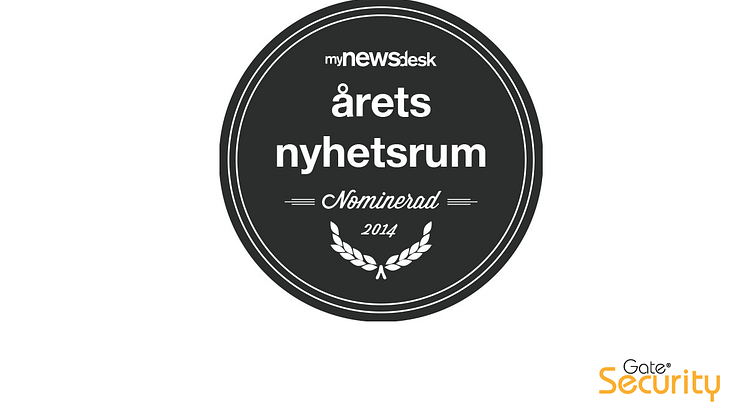 Gate Security - Nominerad till Årets Nyhetsrum 2014