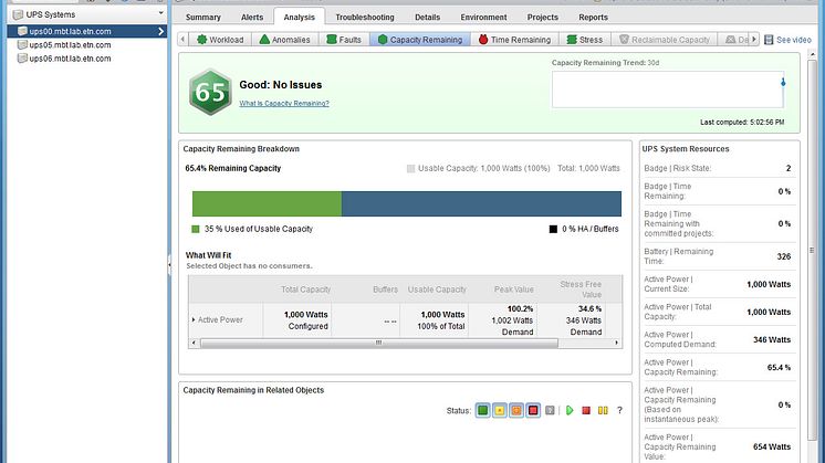 ​Eatons programvara Intelligent Power Manager kan nu integreras med VMware vRealize Operations