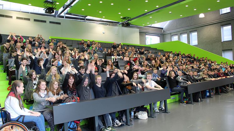 225 Brandenburger Schülerinnen und Schüler beim Zukunftstag an der Technischen Hochschule Wildau