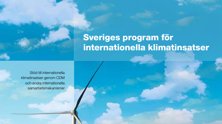 Sveriges program för internationella klimatinsatser