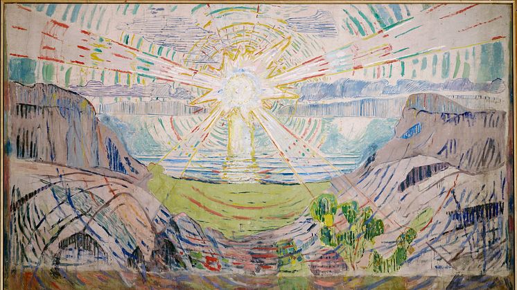 Edvard Munch: Solen / The Sun (1910–1911)