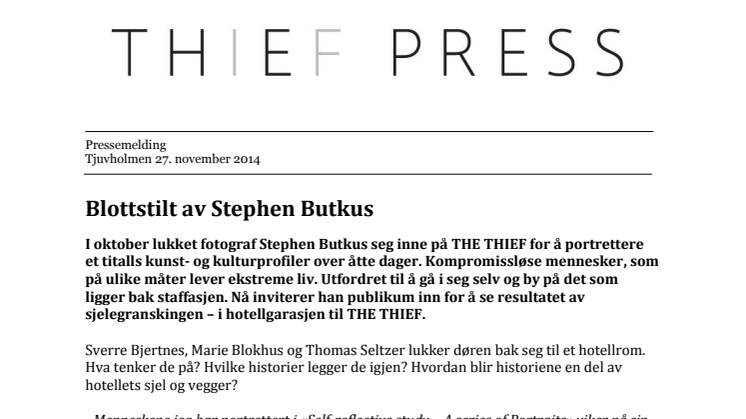 Blottstilt av Stephen Butkus 