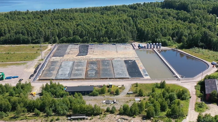 Statligt finansierade åtgärder vid kraftigt förorenade sjön Tisaren, som också är vattentäkt åt Kumla och Hallsberg. Foto: Structor