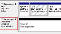 Fehler “Datenträger Unbekannt / Nicht Initialisiert” in Windows 11/10/8 beheben
