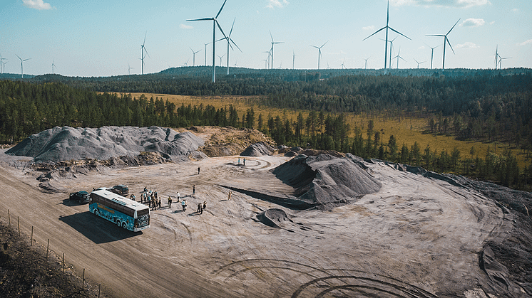 I Markbygden, Piteå kommun, uppförs Norra Europas största landbaserade vindkraftpark,    Foto: Anders Westergren