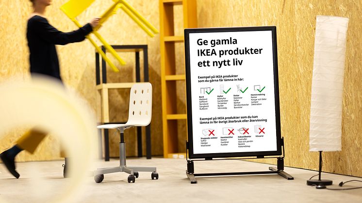 Sysav och IKEA samarbetar för ökat återbruk  
