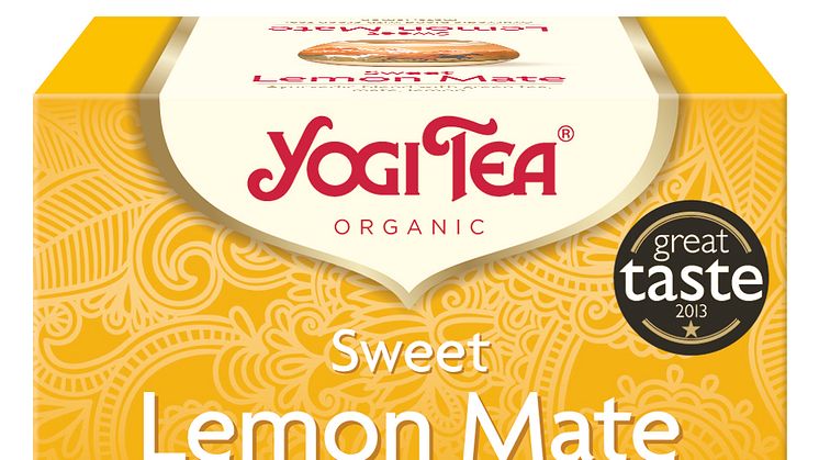 Yogi Tea Sweet Lemon Mate Snack Tea poser økologisk