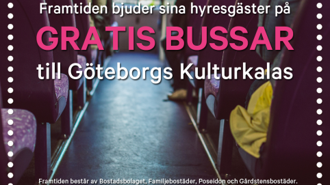 Gratis bussar till Kulturkalaset för Framtidens hyresgäster