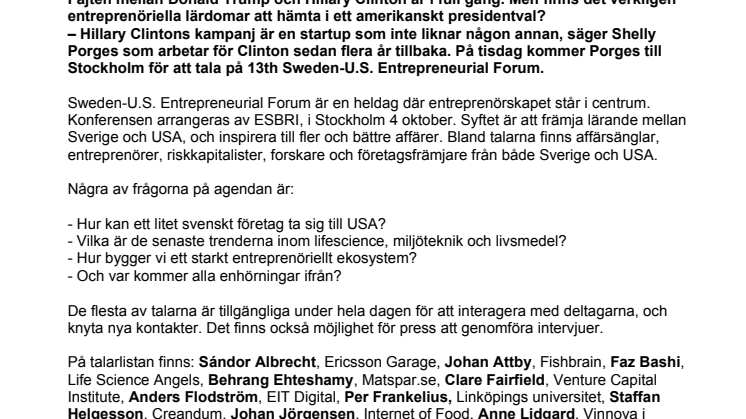 Stor entreprenörskapskonferens till Stockholm