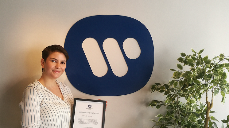 Stipendium utdelas under initiativet Warner Future Talent