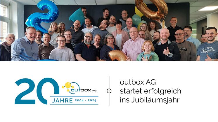 outbox AG feiert 20-jähriges Jubiläum
