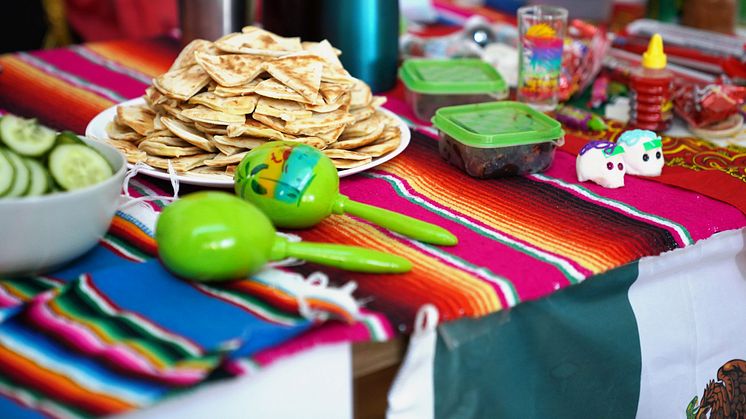 Bildinhalt: Stand der Studierenden aus Mexiko | Foto und Text: Susanne Baron