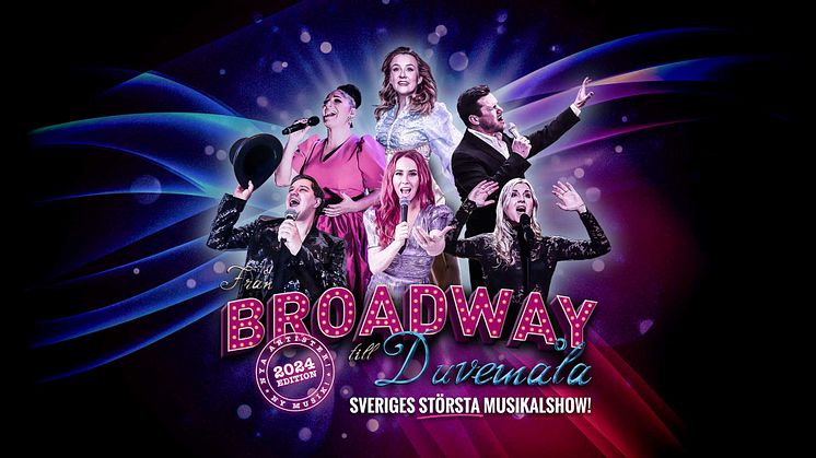 Publikrusning och ensembleändringar för musikalshowen “Från Broadway till Duvemåla”