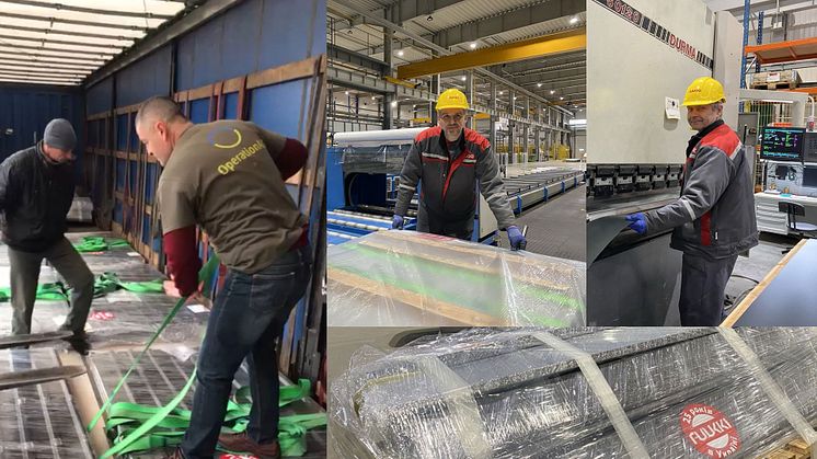 Ruukki och SSAB donerar återigen takprodukter till återuppbyggnaden i Ukraina
