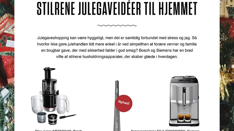 Trendflash: Stilrene julegaveidéer til hjemmet