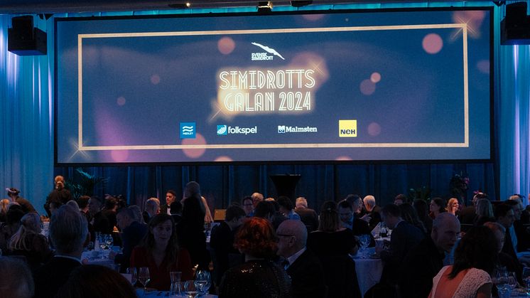 Simidrottsgalan 2024 på Clarion Hotel i Stockholm