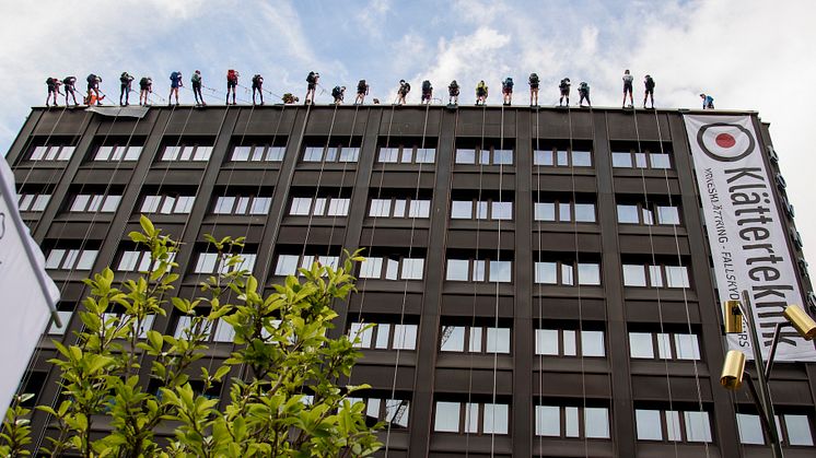 Starten av NIAR 2018, som Klätterteknik säkrade 