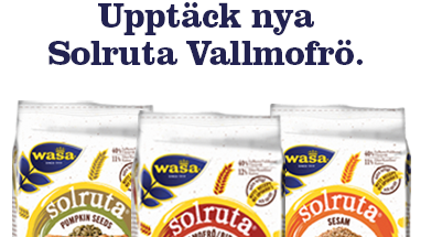 Nya Wasa Solruta Vallmofrö – ett smakrikt tillskott i Solruta familjen