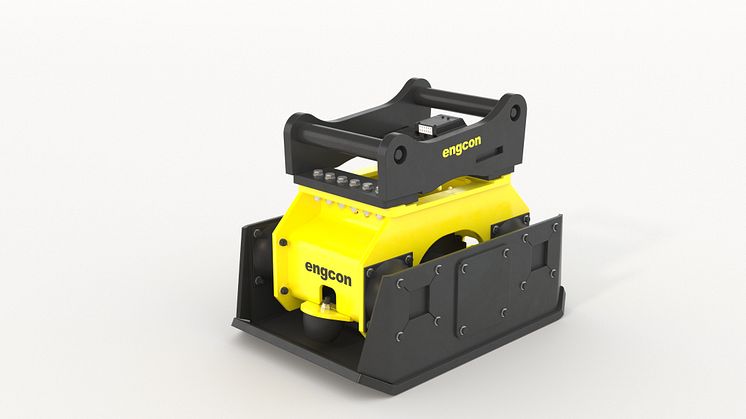 Engcon lancerer ny serie af low-flow-krævende pladevibratorer til gravemaskiner