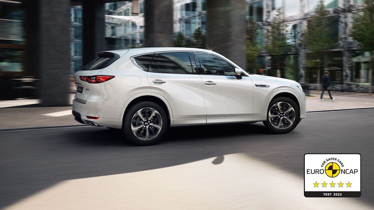 Mazda CX-60 belønnes med fem stjerner av Euro NCAP