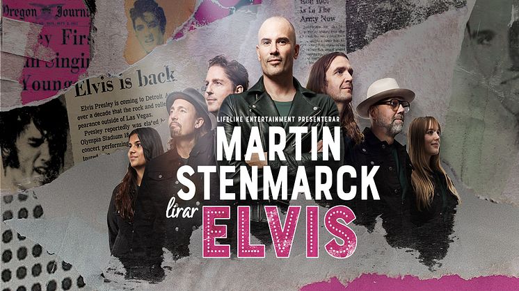 Martin Stenmarck lirar Elvis runtom i Sverige i höst 