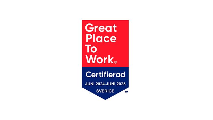 Verisure Sverige får utmärkelse som ett great place to work