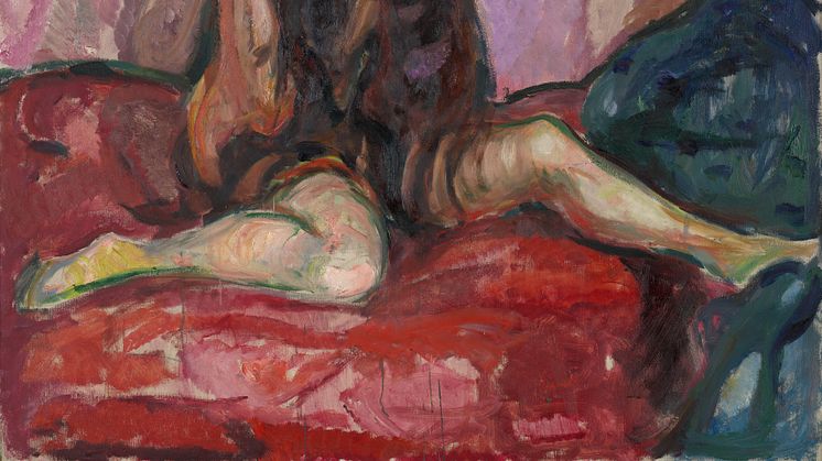  Edvard Munch: Gråtende akt / Weeping Nude (1913 - 1914)