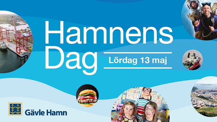 Upplev Gävle hamn på hamnens dag den 13 maj