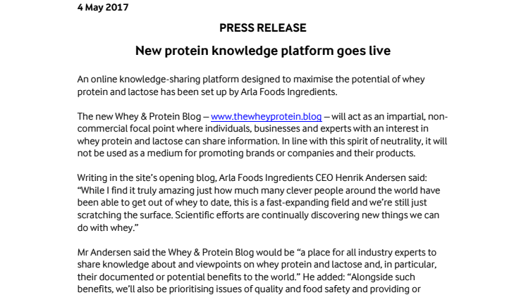 New protein knowledge platform goes live