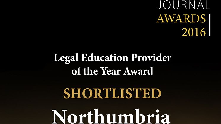 Law School shortlisted for Legal Education Provider of the Year