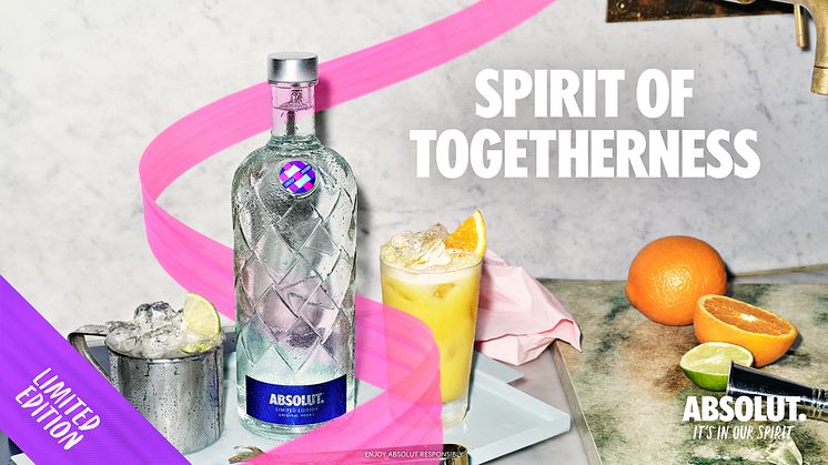 Årets limited edition-flaska från ABSOLUT VODKA inspirerar till gränsöverskridande möten