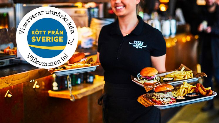 Texas Longhorn ursprungsmärker sina 34 restauranger med den frivilliga ursprungsmärkningen Kött från Sverige och serverar nu endast svenskt kött till sina gäster.