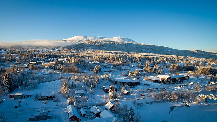 Drømmejul: Dette venter flygjestene fra den nyåpnede Scandinavian Mountains Airport. Foto: Olve Norderhaug