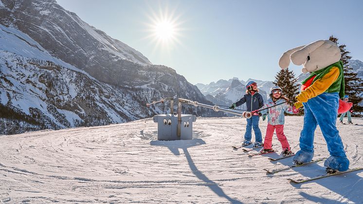 Kinder-Ski in Kandersteg, Region Bern © Tourismus Adelboden Lenk Kandersteg - Darshanen Vasanthan
