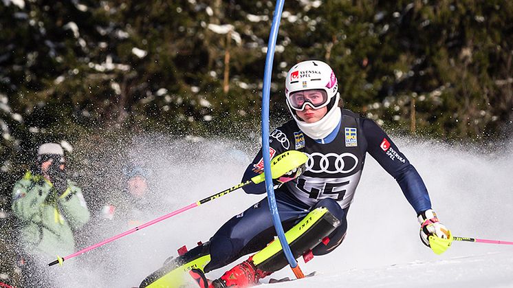 Fabian Ax Swartz, IFK Lidingö SLK, är en av de åkare som representerar Sverige på Junior-VM i St Anton. 