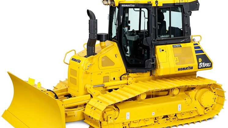 Komatsu D51PXi-24 med inbyggt maskinstyrningssystem