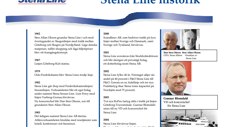 Stena Line - de första 50 åren