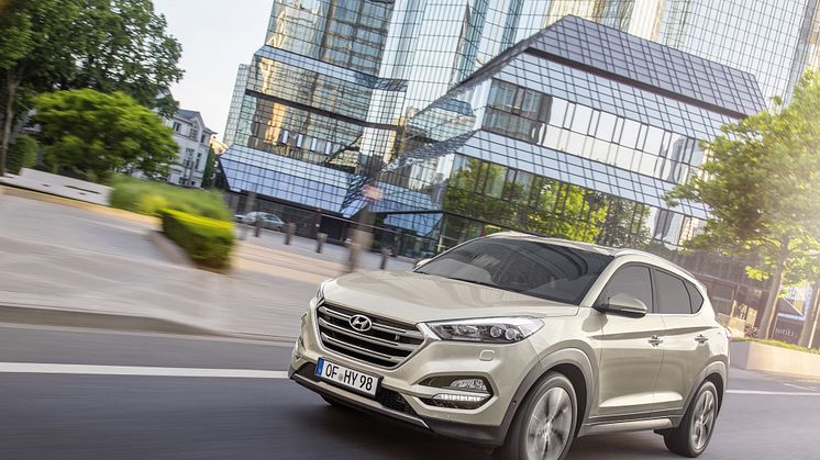 Hyundai Tucson med ny toppscore i sikkerhetstest