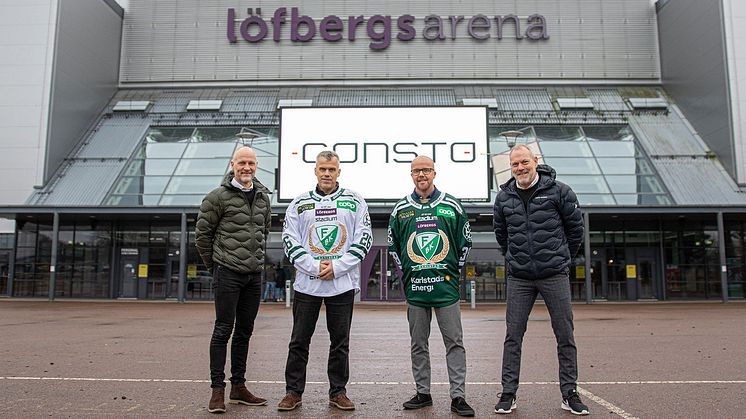 Consto AB har tecknat ett marknadsavtal med Färjestad BK