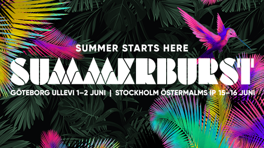 SUMMERBURST ÄR TILLBAKA – NY PLATS OCH FLER SCENER!	