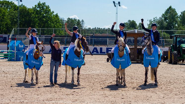 Ponnyryttare tog chansen att kvala till Falsterbo Horse Show