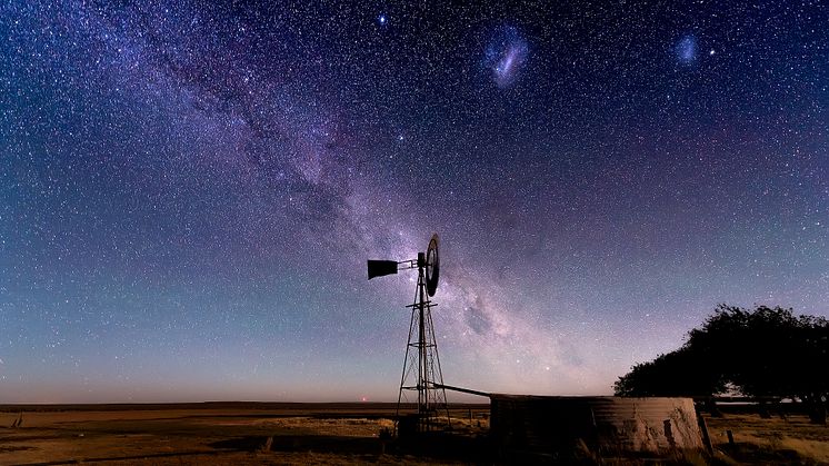 Himlen över Karoo-området, där Rogge Cloof ligger, är känt för att vara en världens bästa platser för stjärnskådning. Foto: Craig Fouche.