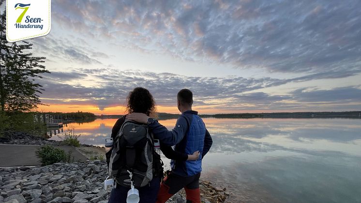 Verschnaufpause während der 7-Seen-Wanderung im Leipziger Neuseenland